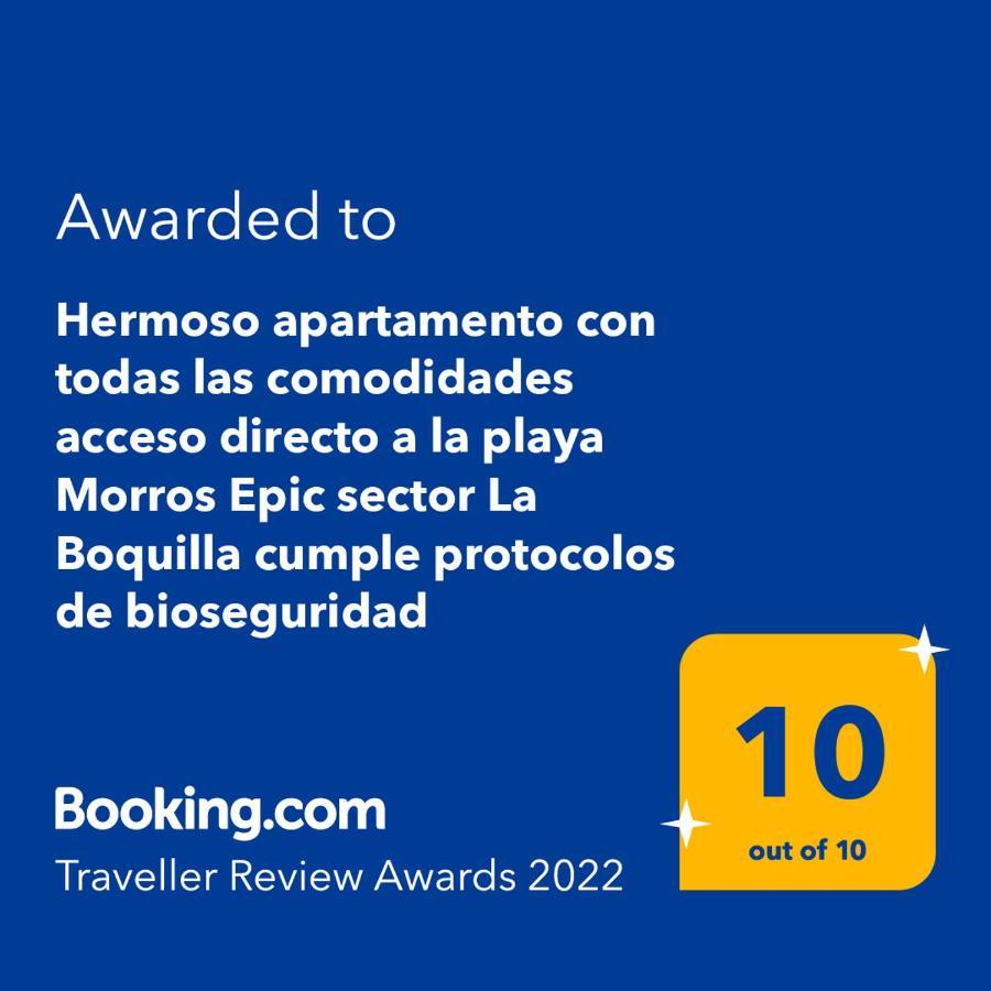 Hermoso Apartamento Con Todas Las Comodidades Acceso Directo A La Playa Morros Epic Sector La Boquilla Cumple Protocolos De Bioseguridad Kartagena Zewnętrze zdjęcie